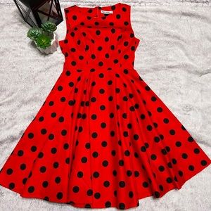 A line polka dress